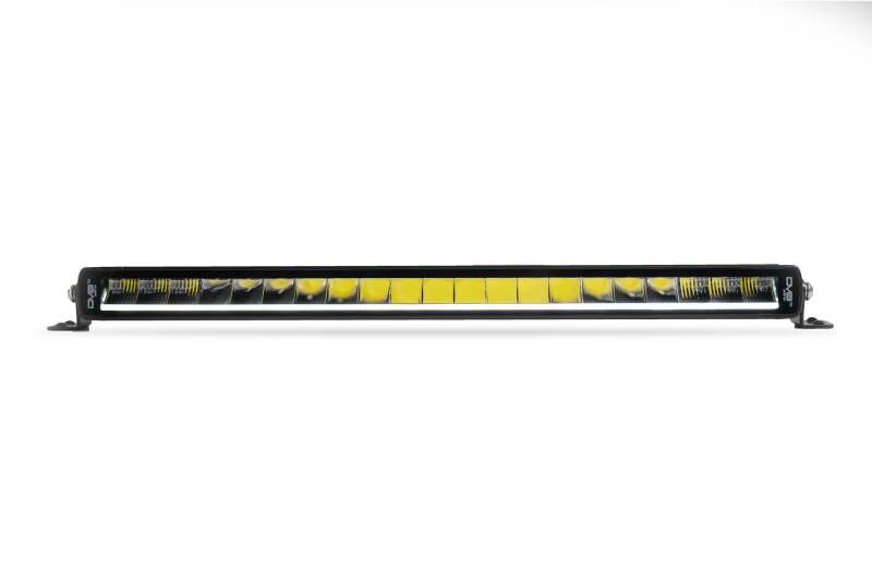 DV8 Offroad 20in Halo Elite Single Row Light Bar with Accent Light - White/Amber Light Bars & Cubes DV8 Offroad