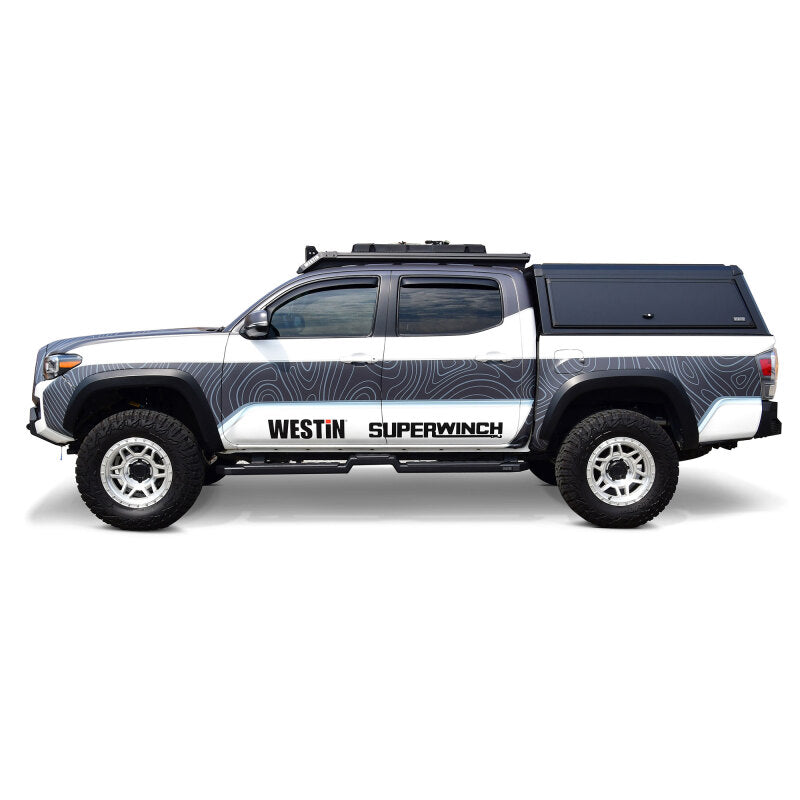 Westin 05-23 Toyota Tacoma DC HDX Running Boards - Tex. Blk Running Boards Westin