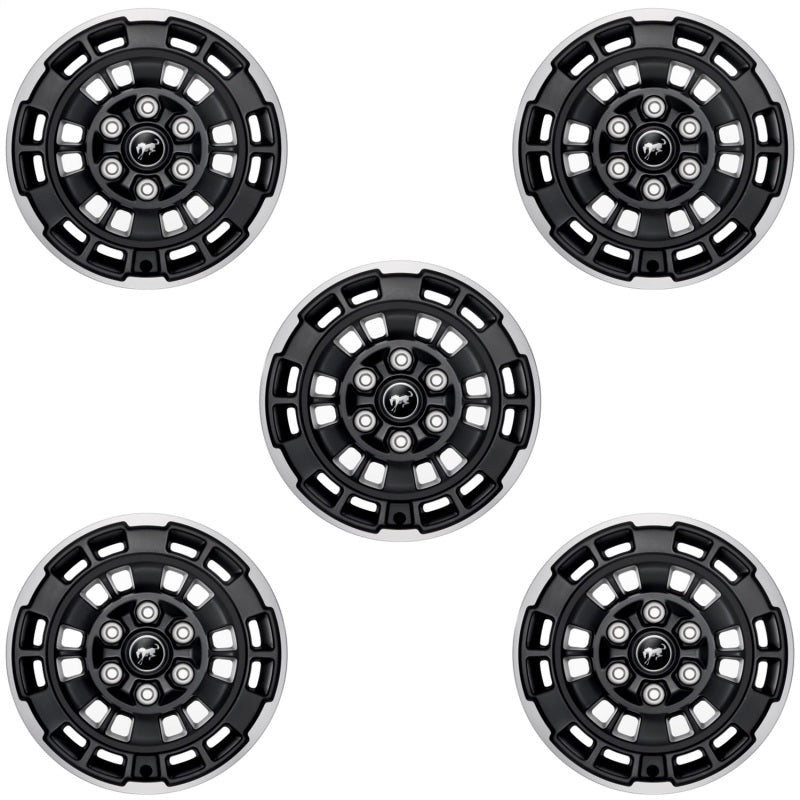 Ford Racing 21-24 Bronco 17in x 8.5in Machined Face Wheel Kit Wheels - Cast Ford Racing