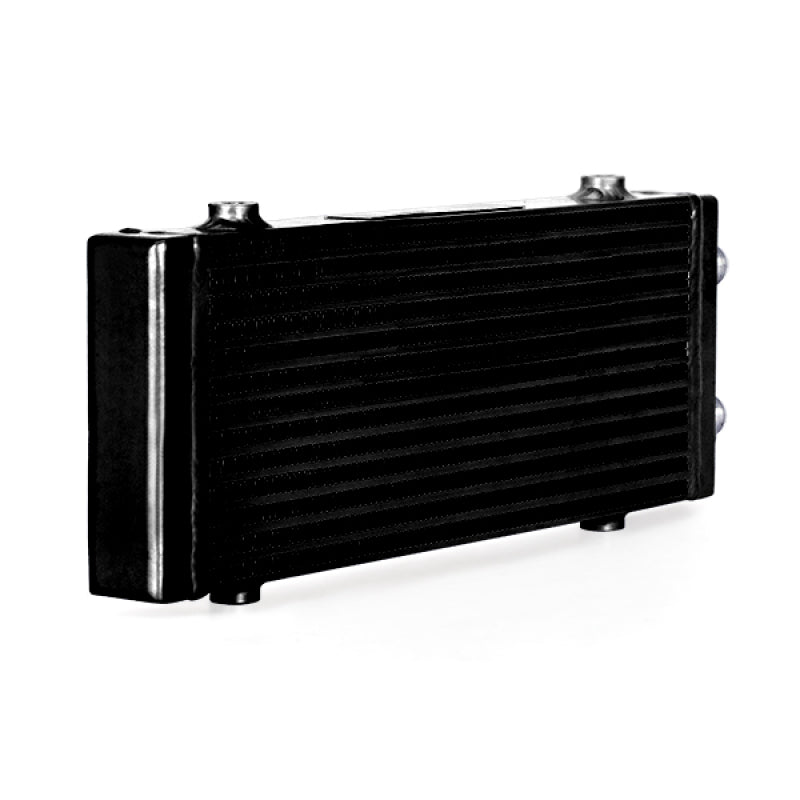 Mishimoto Universal Medium Bar and Plate Dual Pass Black Oil Cooler Oil Coolers Mishimoto