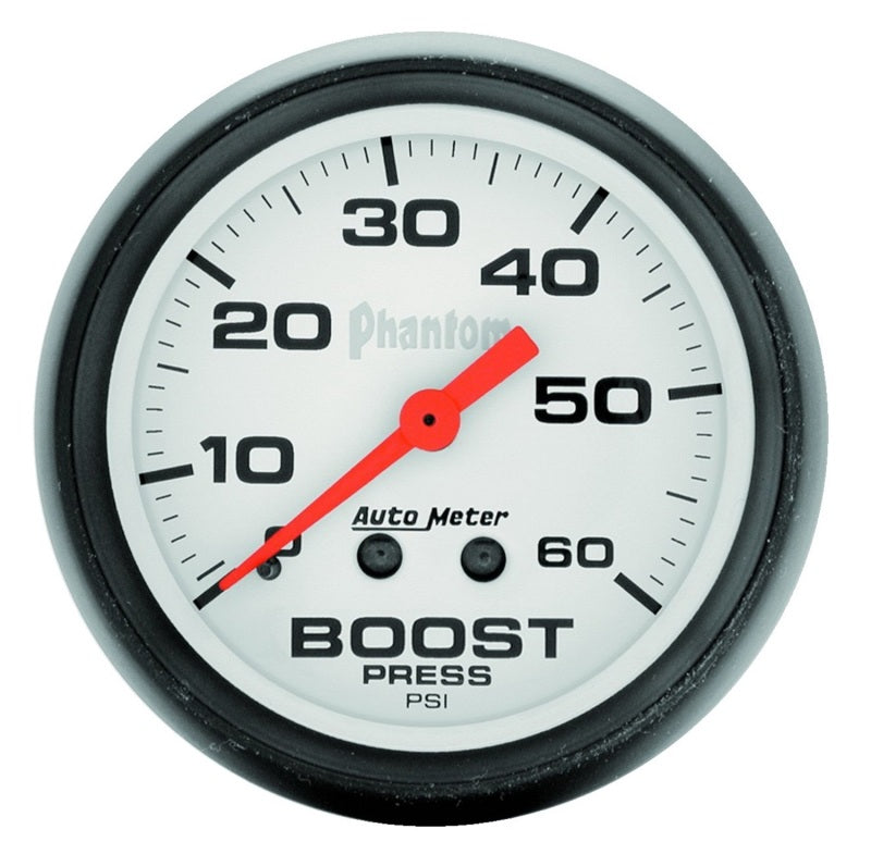 Autometer 03-09 Dodge Ram Taupe Dual Pillar Pod (w/ White Phantom Boost/Pyrometer Gauges) Gauges AutoMeter
