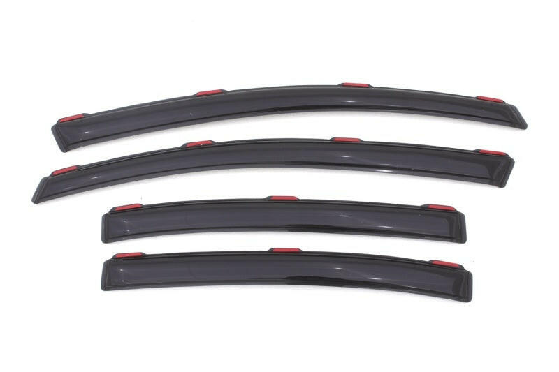 AVS 12-15 Honda Civic Ventvisor In-Channel Front & Rear Window Deflectors 4pc - Smoke Wind Deflectors AVS