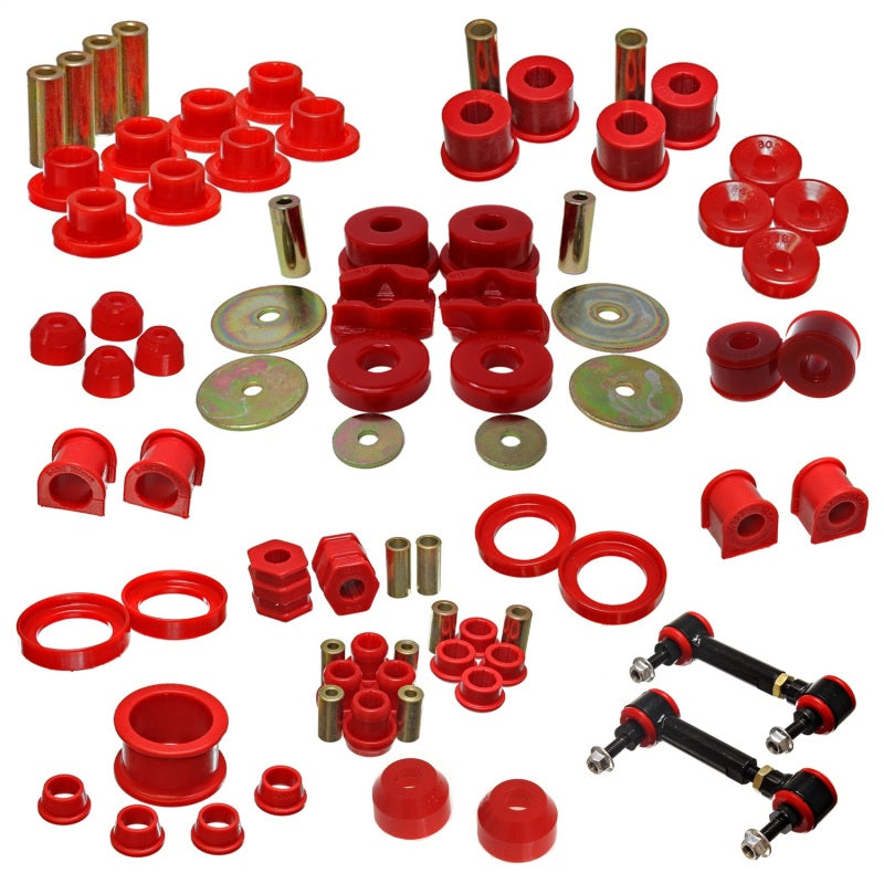 Energy Suspension 97-01 Honda CR-V Master Bushing Set - Red Bushing Kits Energy Suspension