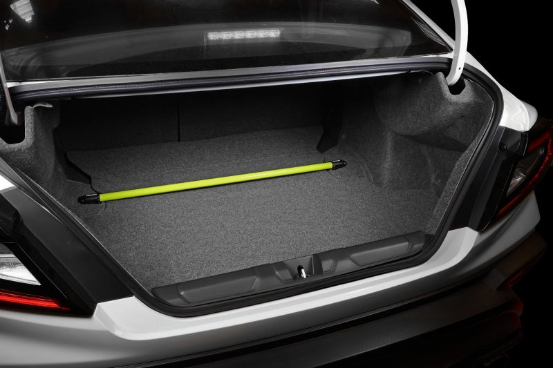 PERRIN 15-21 Subaru WRX/STI Rear Shock Tower Brace - Neon Yellow Strut Bars Perrin Performance