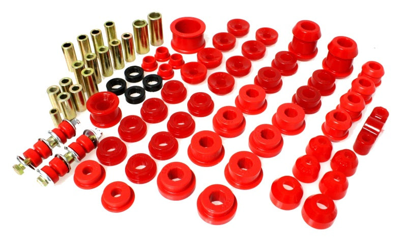 Energy Suspension 92-95 Honda Civic/CRX / 93-97 Honda Del Sol (including VTEC) Red Hyper-Flex Master Bushing Kits Energy Suspension