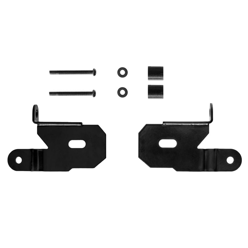 KC HiLiTES 18-19 Jeep Wrangler JL A-Pillar Light Mount Bracket Set (Pair) - Black Light Mounts KC HiLiTES