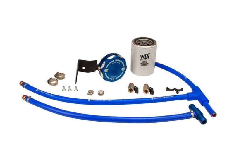 Sinister Diesel 03-07 Ford Powerstroke 6.0L w/ Wix (Round) Coolant Filtration System Coolant Filters Sinister Diesel
