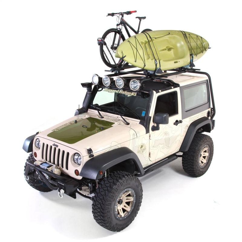 Rugged Ridge 07-18 Jeep Wrangler 2-Door Sherpa Roof Rack Kit Roof Rack Rugged Ridge