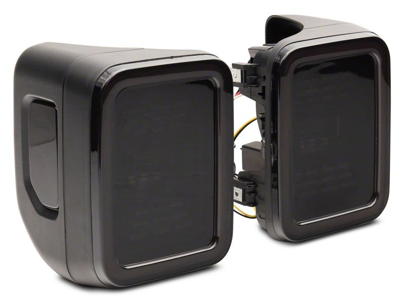 Raxiom 20-23 Jeep Gladiator JT LED Tail Lights- Blk Housing (Smoked Lens) Tail Lights Raxiom