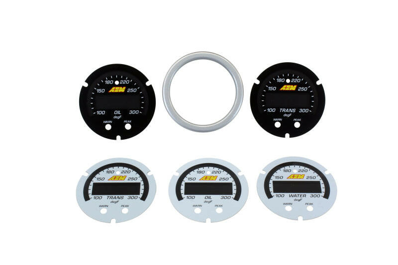AEM X-Series Temperature Gauge Accessory Kit Gauges AEM