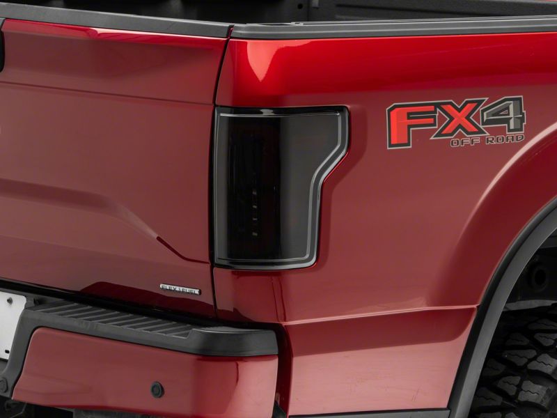 Raxiom 15-17 Ford F-150 Axial Series LED Tail Lights- Blk Housing (Smoked Lens) Tail Lights Raxiom