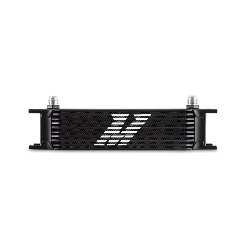 Mishimoto Universal -8AN 10 Row Oil Cooler - Black Oil Coolers Mishimoto