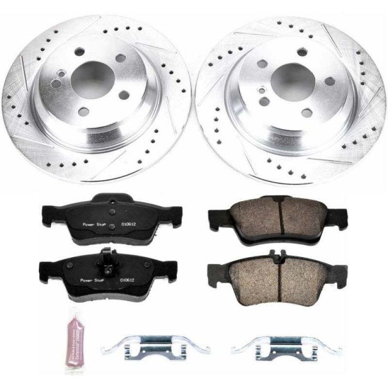 Power Stop 10-13 Mercedes-Benz S400 Rear Z23 Evolution Sport Brake Kit Brake Kits - Performance D&S PowerStop