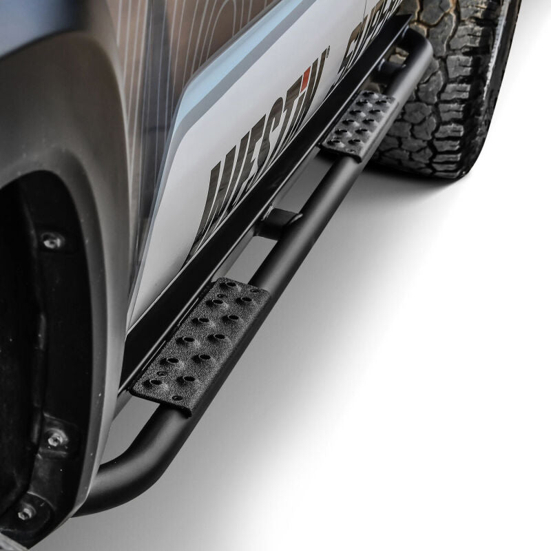 Westin 05-23 Toyota Tacoma Rock Slider - Textured Black Body Armor & Rock Rails Westin