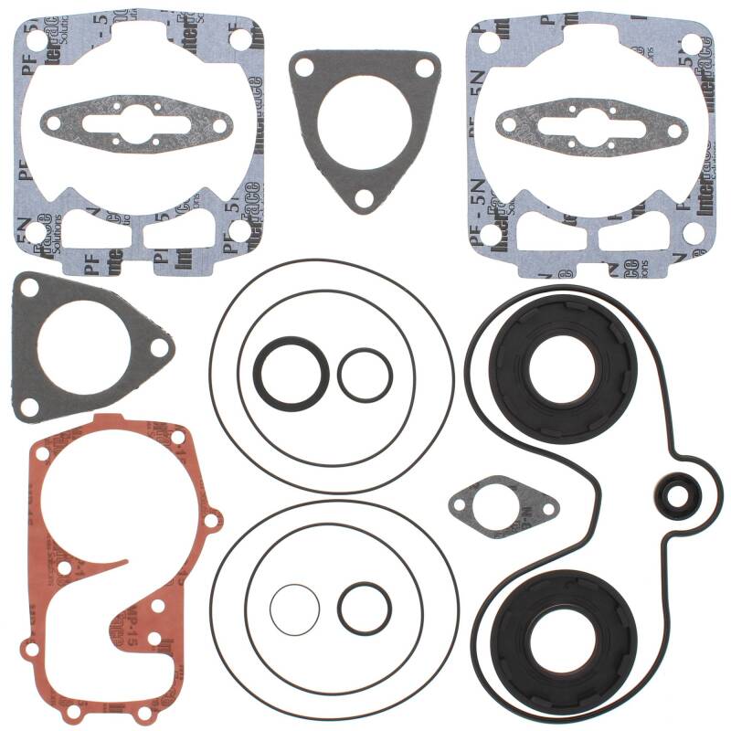 Vertex Gaskets 2006 Polaris 600 HO Fusion F/O Complete Gasket Kit w/ Oil Seals Engine Hardware Vertex Pistons