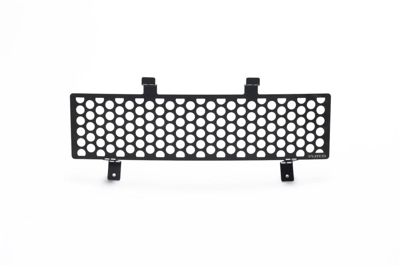 Putco 11-16 Ford SuperDuty - Stainless Steel Black Punch Design Bumper Grille Inserts Grilles Putco