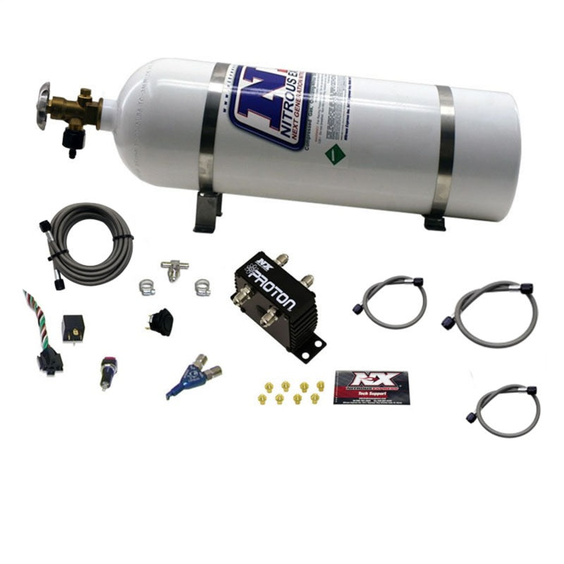 Nitrous Express Proton Series Nitrous Kit w/15lb Bottle Nitrous Systems Nitrous Express