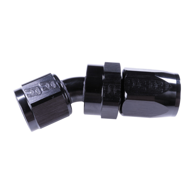 Russell 8AN ProClassic 30 Degree Hose End - Black Hoses Russell
