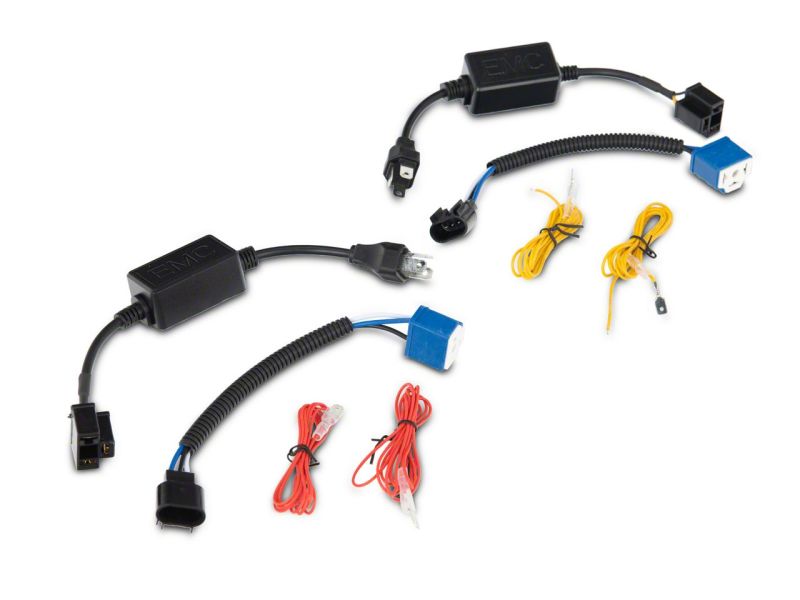 Raxiom 07-18 Jeep Wrangler JK Axial Series 7-In Dragon Eye LED Headlights- Blk Housing (Clear Lens) Headlights Raxiom