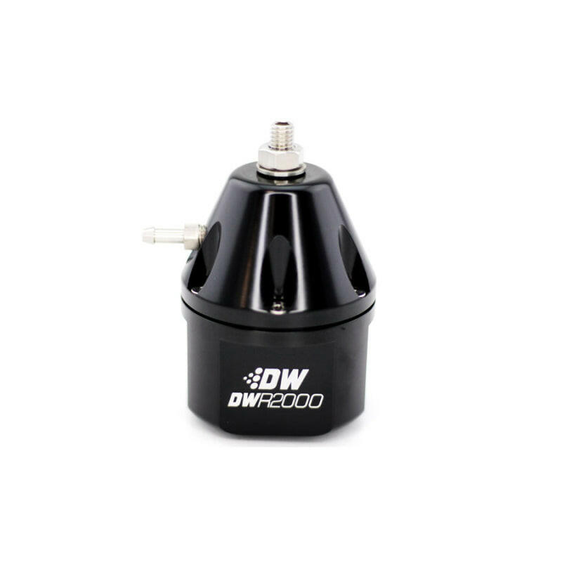DeatschWerks DWR2000 Adjustable Fuel Pressure Regulator - Black Fuel Pressure Regulators DeatschWerks