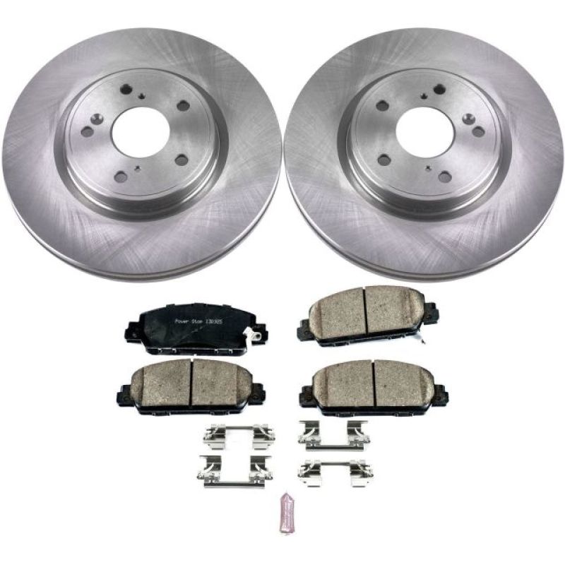 Power Stop 18-19 Honda Accord Front Autospecialty Brake Kit Brake Kits - OE PowerStop