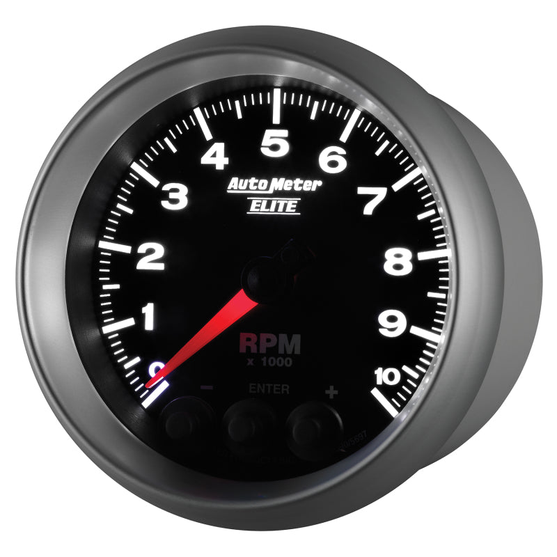 Autometer Street Progressive Shift Light 85.7mm Tachometer 0-10,000 RPM Gauges AutoMeter