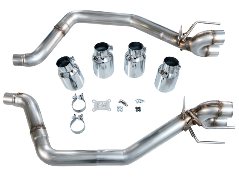 AWE Tuning 05-07 C6 Chevrolet Corvette 6.0L Track Edition Axle-Back Exhaust w/ Chrome Silver Tips Axle Back AWE Tuning
