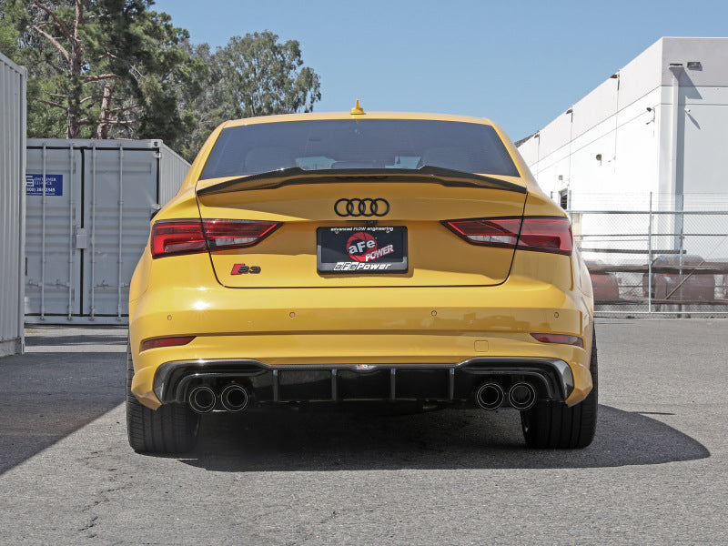 aFe MACHForce XP 3in-2.5in 304SS Exhaust Cat-Back 15-20 Audi S3 L4-2.0L (t) - Carbon Tips Catback aFe
