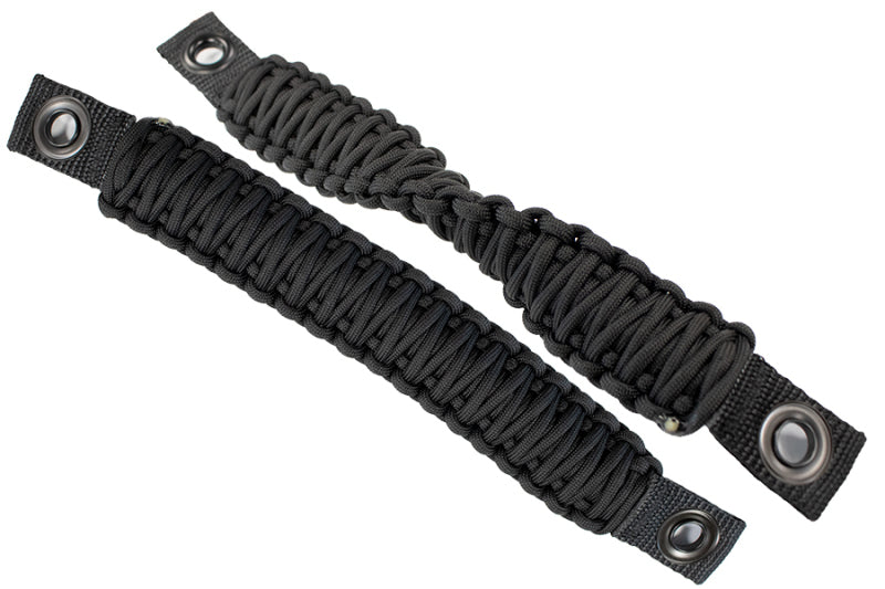 Fishbone Offroad 97-06 Jeep Wrangler Paracord Door Handles - Black Dash & Interior Trim Fishbone Offroad