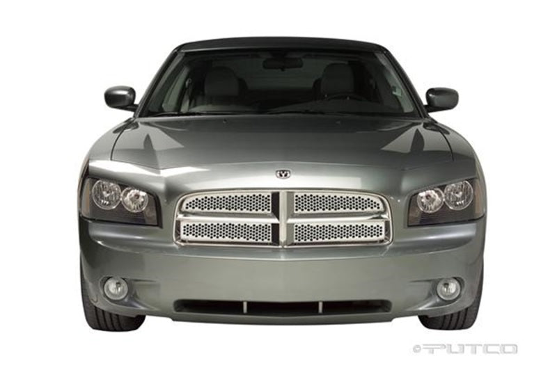 Putco 06-10 Dodge Charger (Honeycomb Style) - Main Grille Punch Stainless Steel Grilles Grilles Putco