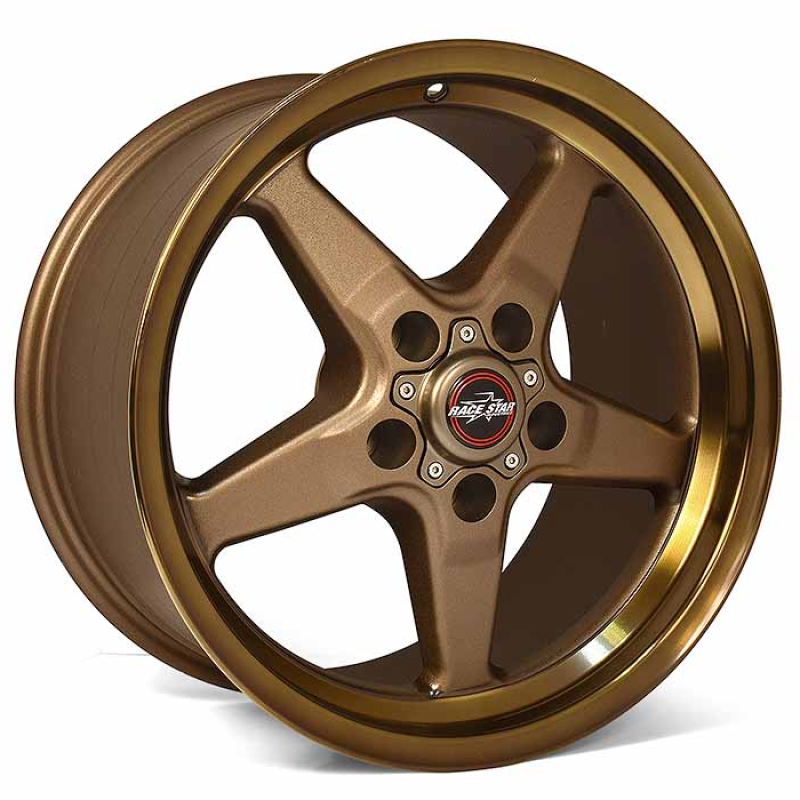 Race Star 92 Drag Star Bracket Racer 17x10.5 5x120bc 7.00bs Bronze Wheel Wheels - Cast Race Star