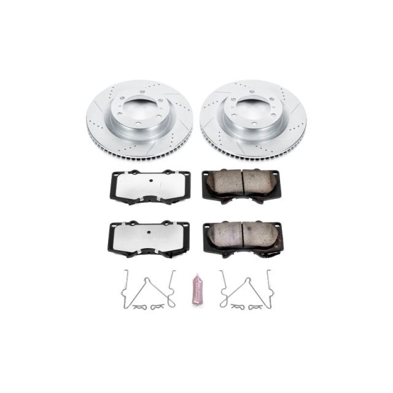 Power Stop 10-19 Lexus GX460 Front Z36 Truck & Tow Brake Kit Brake Kits - Performance D&S PowerStop