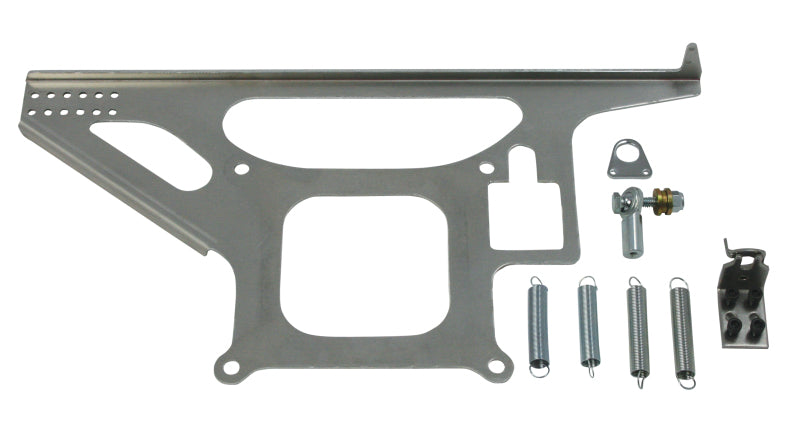 Moroso 4150 Style 4BBL Carburetor Throttle Cable Mounting Kit w/Return Spring Brackets Moroso