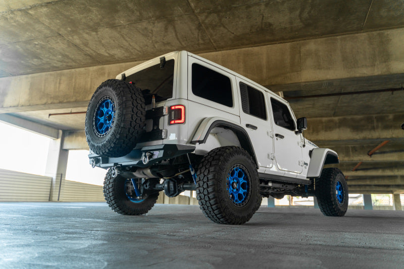 DV8 Offroad 2018 Jeep Wrangler JL MTO Series Rear Bumper w/ Optional Tire Carrier Bumpers - Steel DV8 Offroad