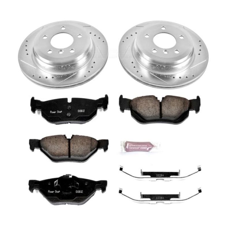 Power Stop 11-13 BMW 328i Rear Z23 Evolution Sport Brake Kit Brake Kits - Performance D&S PowerStop