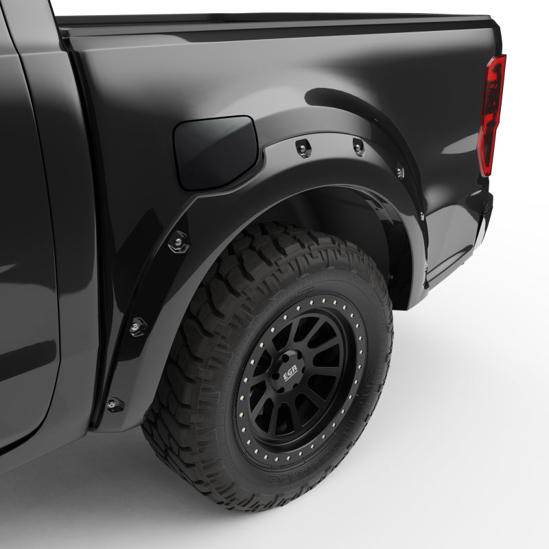 EGR 19-22 Ford Ranger Painted To Code Shadow Traditional Bolt-On Look Fender Flares Black Set Of 4 Fender Flares EGR