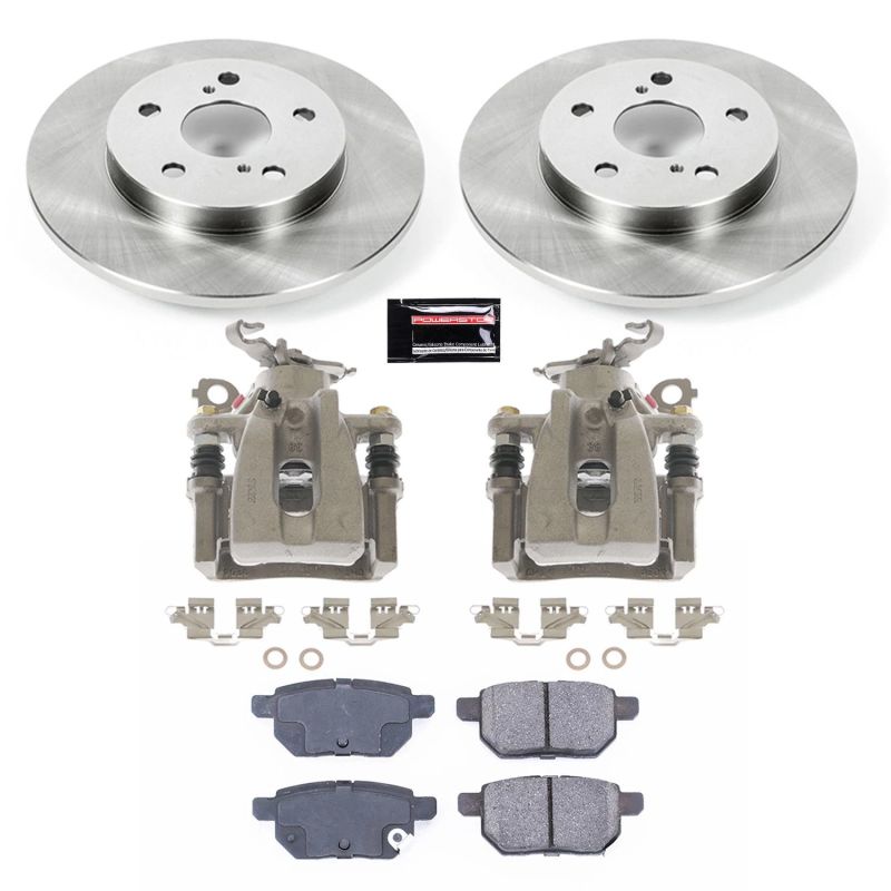 Power Stop 09-10 Pontiac Vibe Rear Autospecialty Brake Kit w/Calipers Brake Kits - OE PowerStop