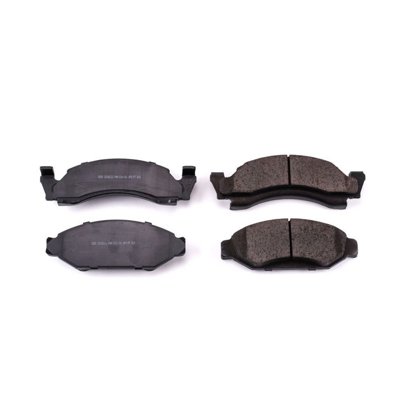 Power Stop 76-86 Ford Bronco Front Z16 Evolution Ceramic Brake Pads Brake Pads - OE PowerStop