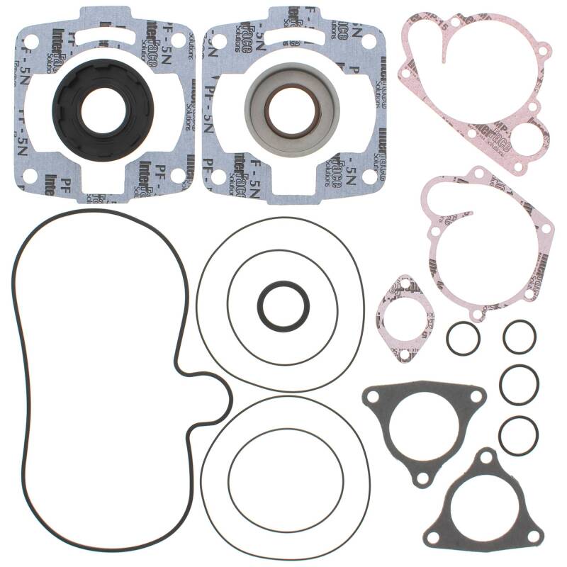 Vertex Gaskets 2001 Polaris 600 Classic Edge Complete Gasket Kit w/ Oil Seals Engine Hardware Vertex Pistons