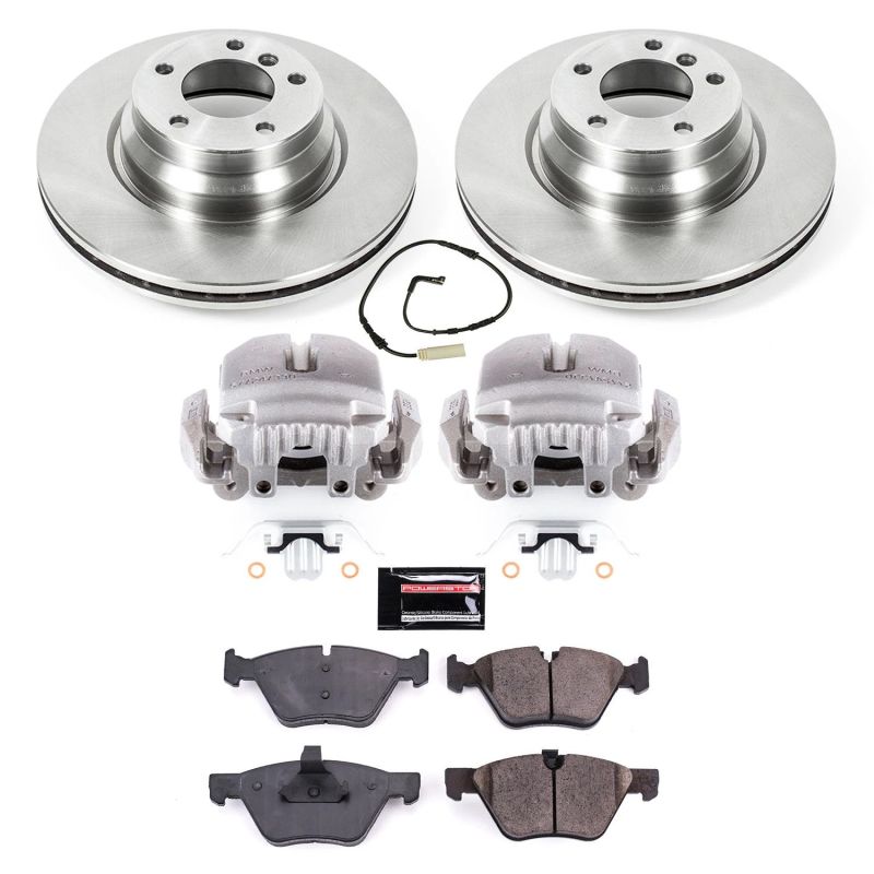 Power Stop 2006 BMW 330i Front Autospecialty Brake Kit w/Calipers Brake Kits - OE PowerStop