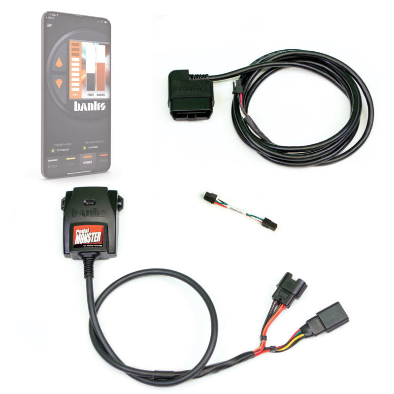 Banks Power Pedal Monster Kit (Stand-Alone) - Molex MX64 - 6 Way - Use w/Phone Throttle Controllers Banks Power