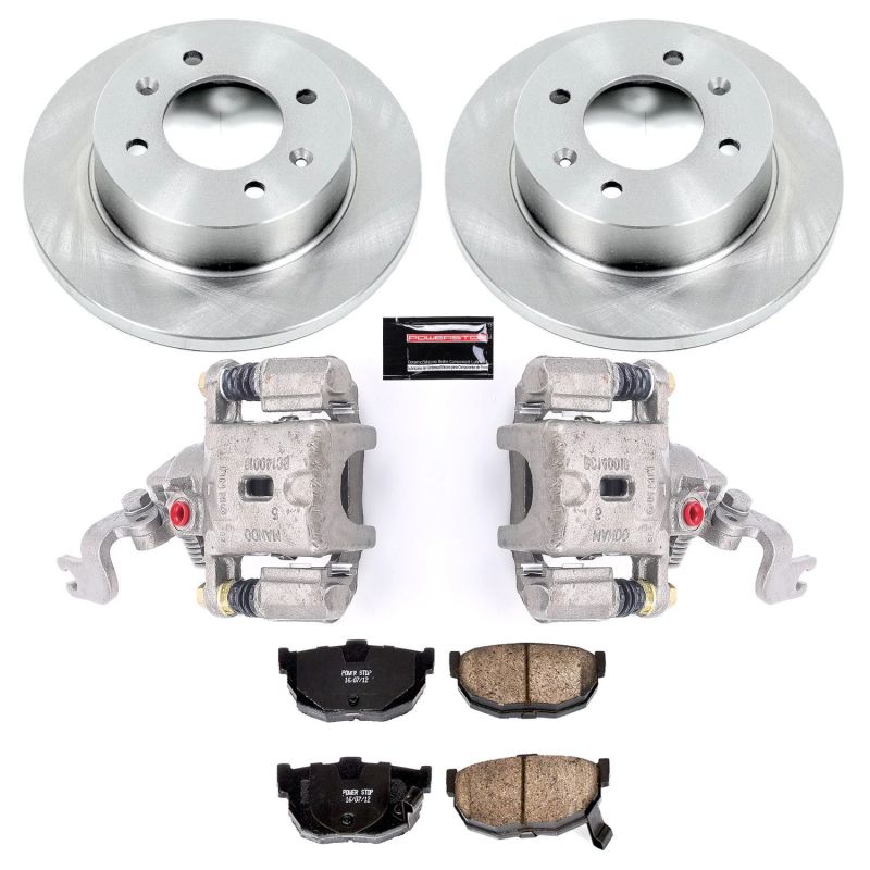 Power Stop 97-00 Hyundai Elantra Rear Autospecialty Brake Kit w/Calipers Brake Kits - OE PowerStop