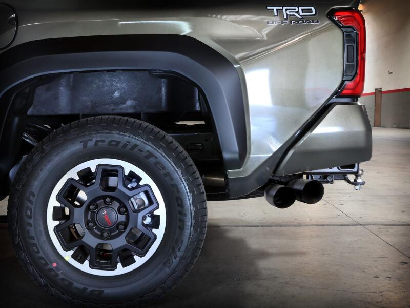 aFe 24-25 Toyota Tacoma L4-2.4L (t) Vulcan Series 2.5in to 3in Cat-Back w/ Black Tip Catback aFe