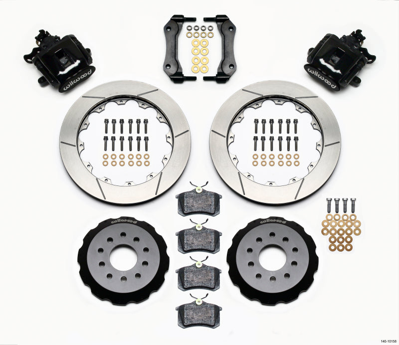 Wilwood Combination Parking Brake Rear Kit 12.88in Mustang 94-04 Brake Calipers - Perf Wilwood