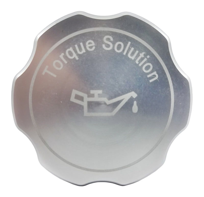 Torque Solution Billet Oil Cap 89+ Subaru - Silver Oil Caps Torque Solution