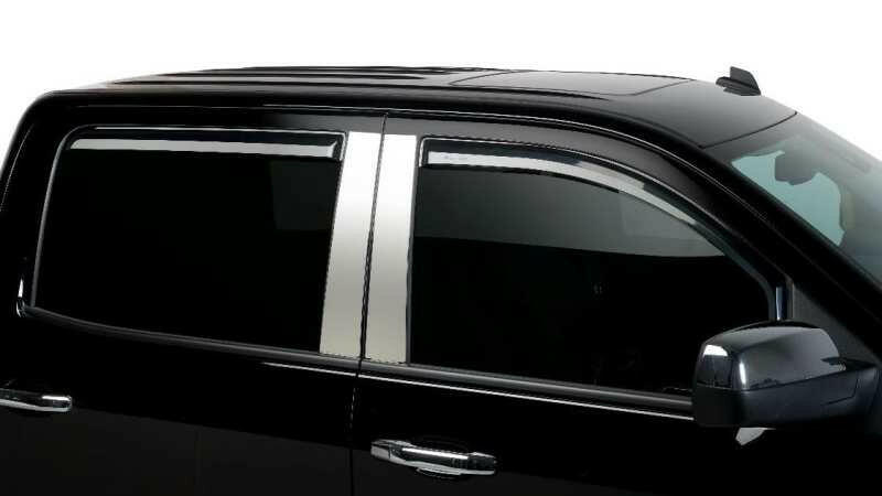 Putco 16-20 Nissan Titan Crew Cab (Set of 4) Element Tinted Window Visors Wind Deflectors Putco