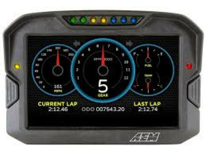 AEM CD-7 Logging GPS Enabled Race Dash Carbon Fiber Digital Display w/o VDM (CAN Input Only) Gauges AEM