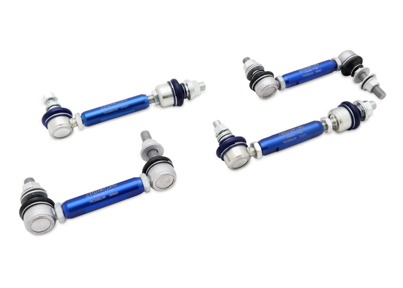 SuperPro 03-09 Lexus GX470 HD Adjustable End Link Set (TRC1285L + TRC1085V) Sway Bar Endlinks Superpro