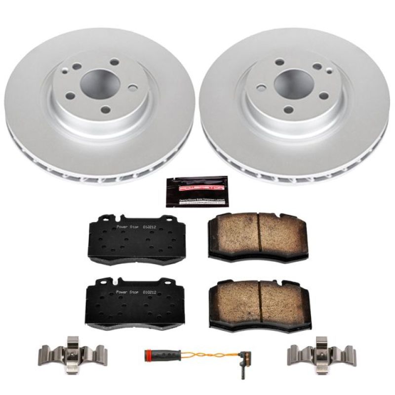 Power Stop 07-09 Mercedes-Benz E550 Front Z23 Evolution Sport Coated Brake Kit Brake Kits - Performance D&S PowerStop