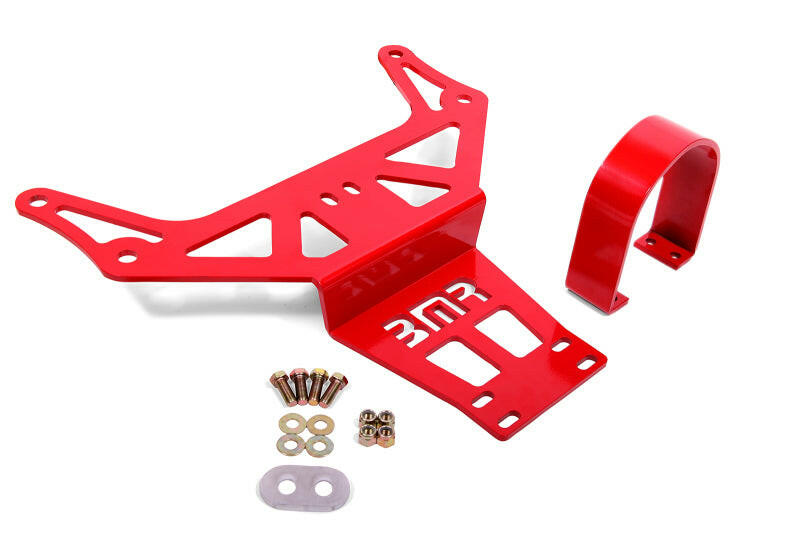 BMR 15-18 Dodge Challenger (Auto Trans) Hellcat/Demon Driveshaft Safety Loop - Red Driveshaft Loops BMR Suspension